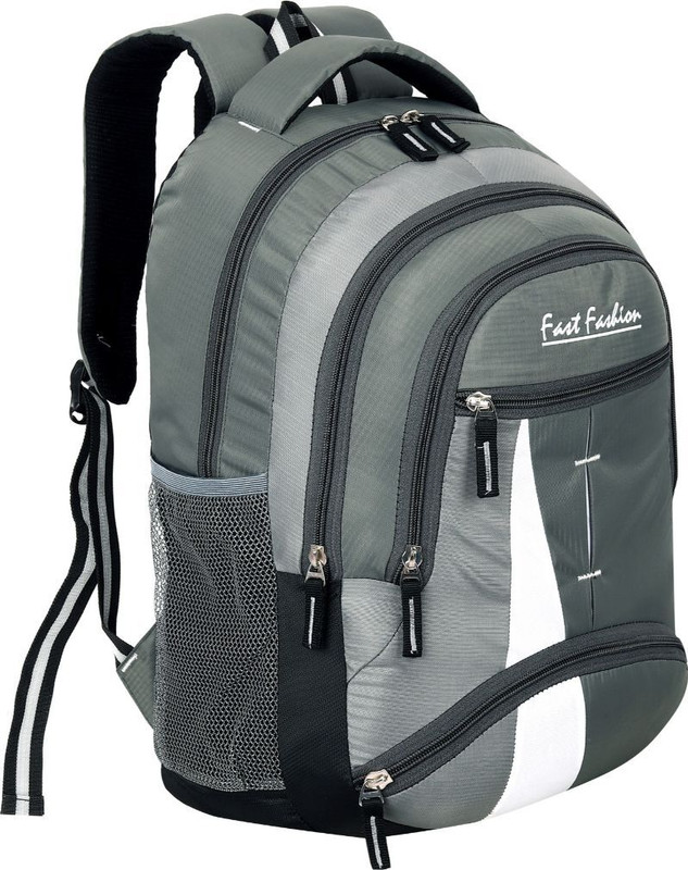 Xfast fashion xF_TRGY_0511_11 30 L Laptop Backpack(Grey, White)