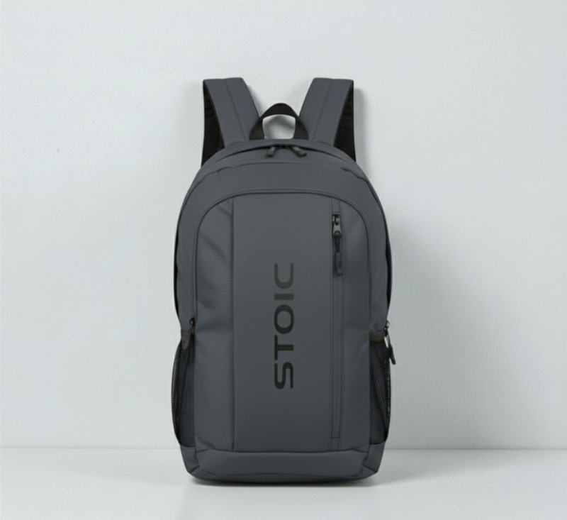 STOIC for daily use, Travel daypack-1 Compartment 21 L Backpack(Black)