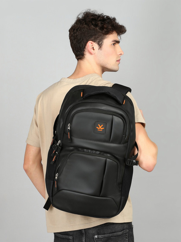 WROGN Frontier Unisex Bag with rain cover Office/School/College/BusinessB 40.1 L Laptop Backpack(Black)