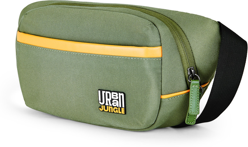 Urban Jungle Sprint Cross-Body Sling-Green Waist Bag(Green)