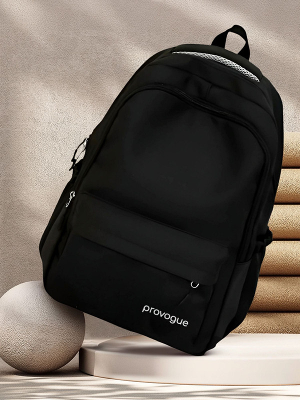 PROVOGUE for Women Girls Travel,Casual,College,Office,Work,Gift Bag Ladies 20 L Backpack(Black)