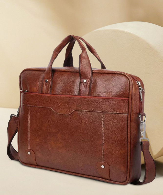 JairaJ Men & Women Messenger Office Laptop Bag formal - casual- (TAN, 10 L) 10 L Laptop Backpack(Tan)