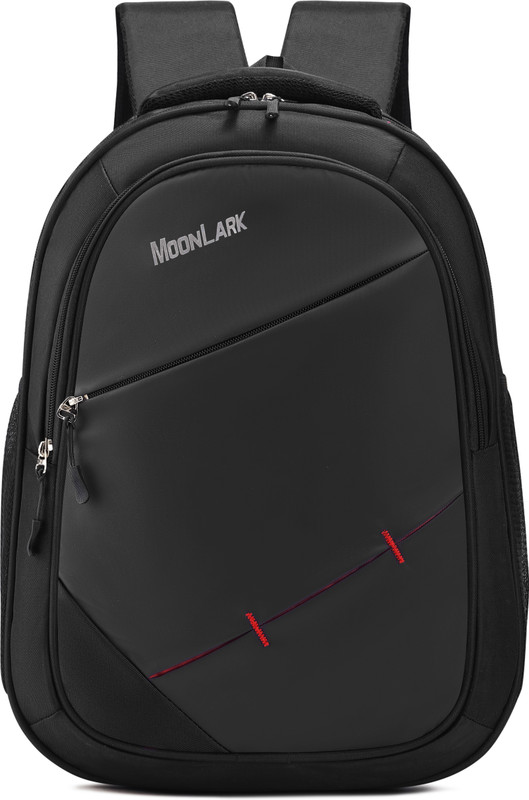 MOONLARK Modern Classic Waterproof Backpack | Stylish College, Office & Travel Bag 35 L Laptop Backpack(Black)