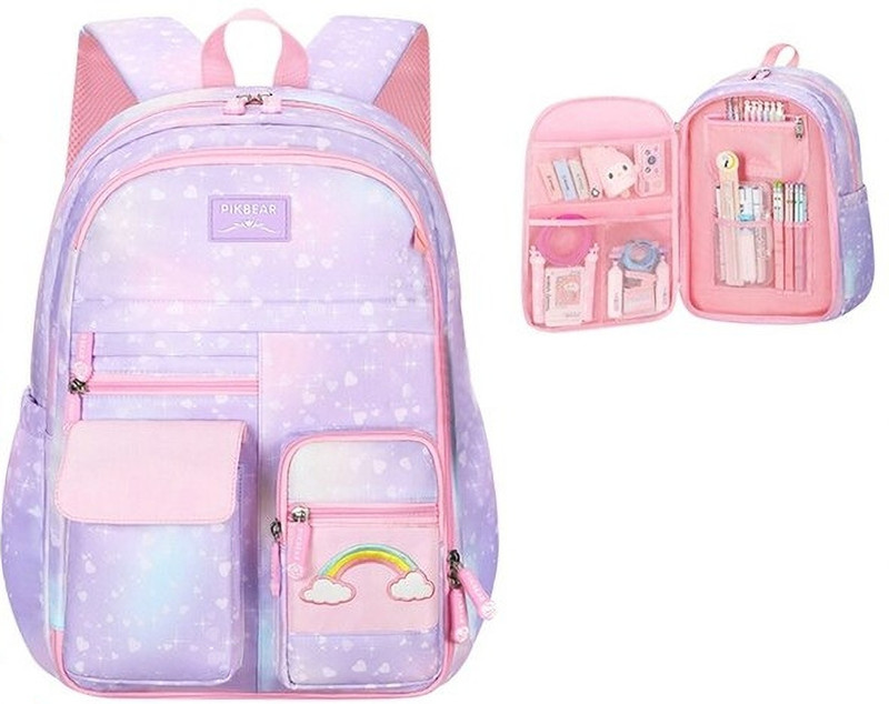 JUBLYN School Backpack for Girls 1 L Backpack(Purple)