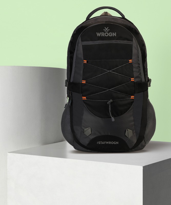 WROGN Laptop backpack spacy unisex backpack fits upto 16 Inches/college bag/school bag 55 L Backpack(Black)