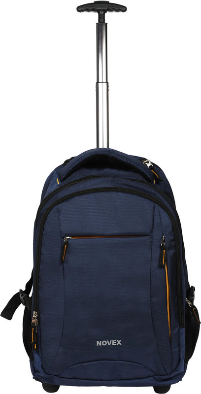 NOVEX Pacific Water Resistant 15.6" Laptop Roller Case/ Backpack Trolley 35 L Trolley Laptop Backpack(Blue)