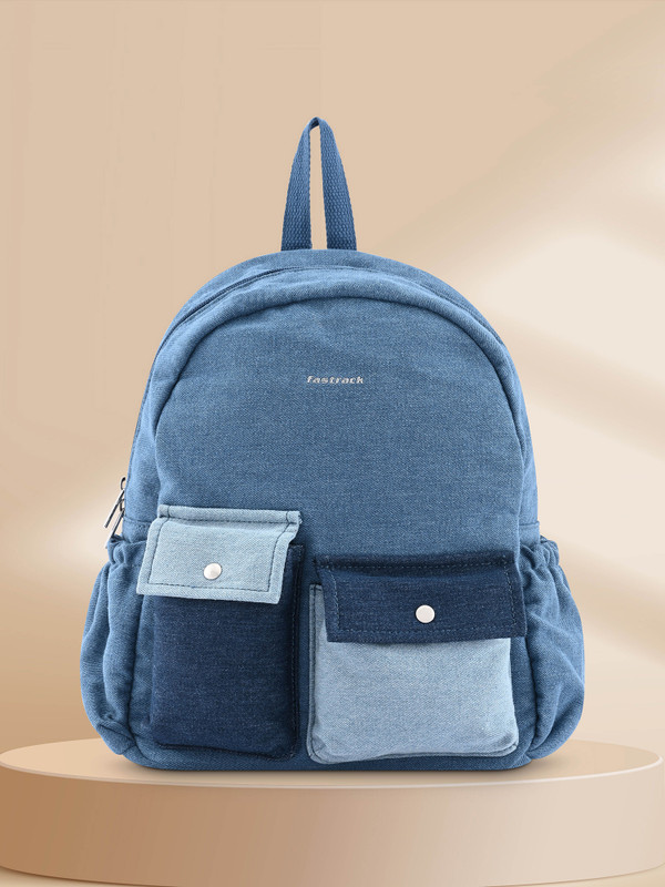 Fastrack Denim Casual Backpack 8.91 L Backpack(Blue)
