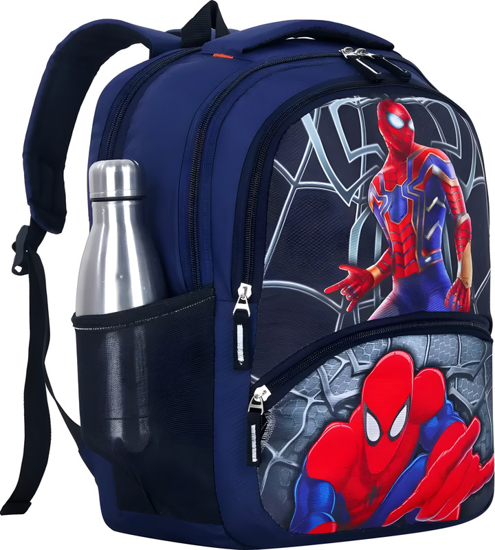 HouseOfCommon Kids Stylish Junior School Bag Cartoon/Boy/Girl/Baby/ (3-9 Years) Waterproof 22 L Backpack(Blue)