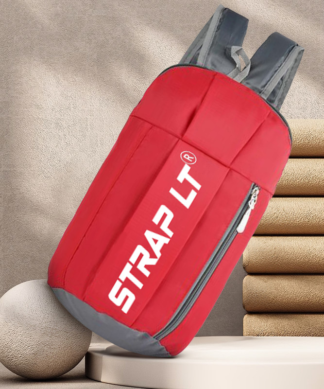 Straplt SCHOOL/COLLEGE/OFFICE SMART BACKPACK TRAVEL BUSINESS OFFICE BACK 10 L Backpack(Red)