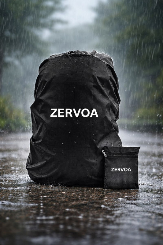 ZERVOA Polyester Fully Waterproof & Dust Proof Rain Cover For Laptop bag | Bag Cover | Laptop Bag Cover, Luggage Bag Cover, School Bag Cover, Trekking Bag Cover(40 L)