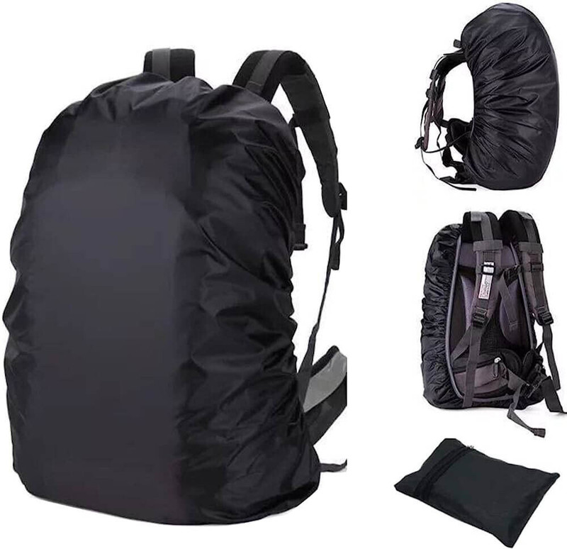 MOBHADA Waterproof Bag Cover for Rain Cover for Bagpacks Waterproof Laptop Bag Cover, School Bag Cover(50 L Pack of 1)