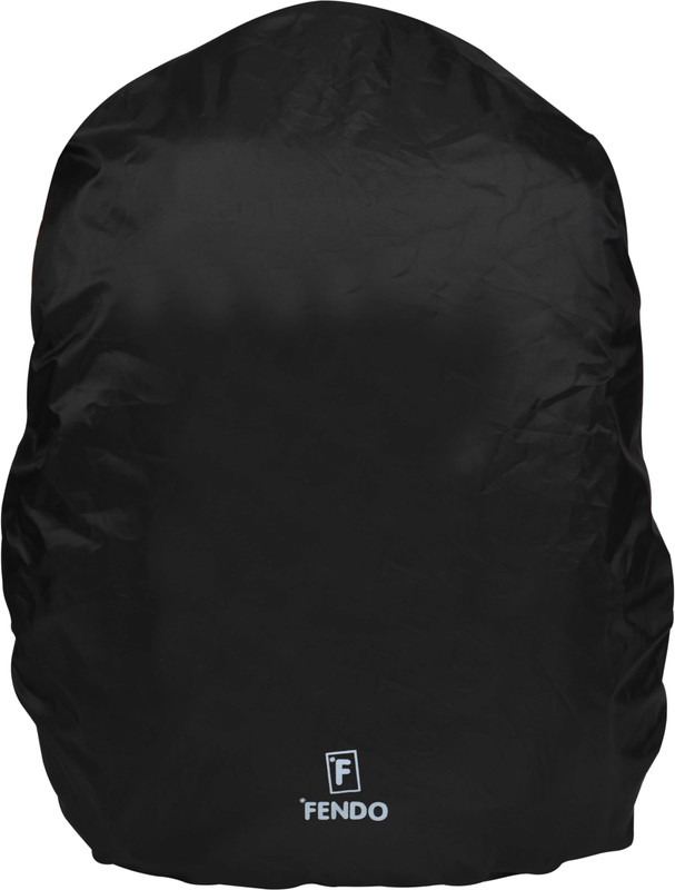 Fendo Polyester35 LTR Black Rain Cover with Casual, Laptop Bag Cover, School Bag Cover Dust Proof, Waterproof Laptop Bag Cover, School Bag Cover(M Pack of 1)