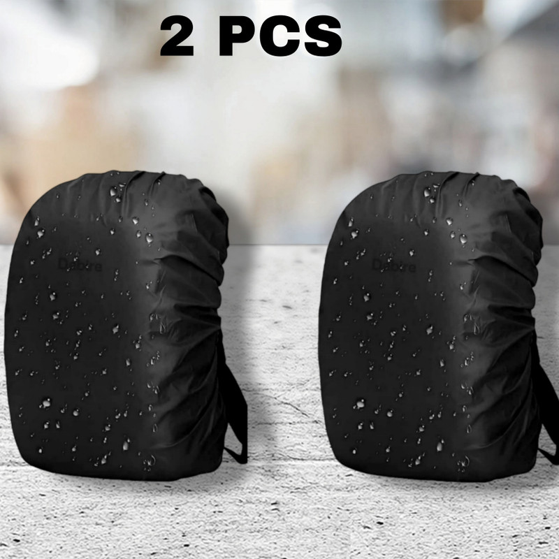 DK Creation cod:141 Rain Cover_Backpack Waterproof Laptop _Luggage _School _Bag Cover2 psc) Waterproof Laptop Bag Cover, School Bag Cover(50 L Pack of 2)