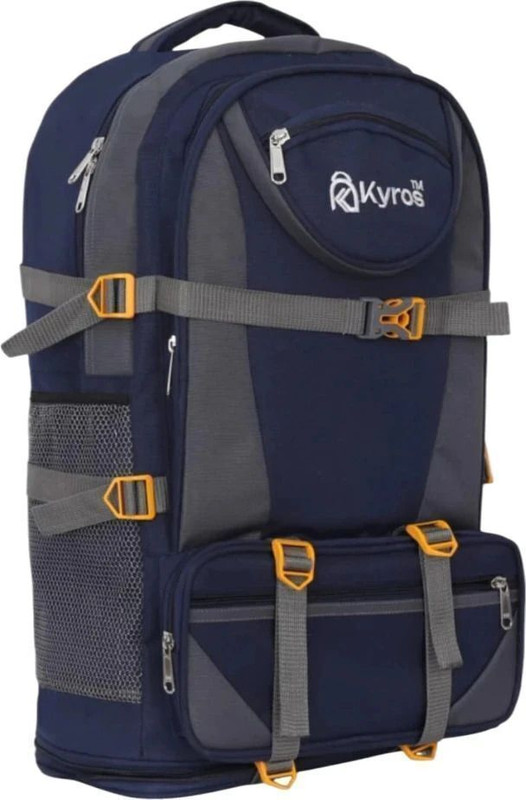 Kyros Travel Backpack for Sport Camping Hiking Trekking Bag Rucksack - 60 L (Blue) Waterproof Backpack(Blue, 60 L)