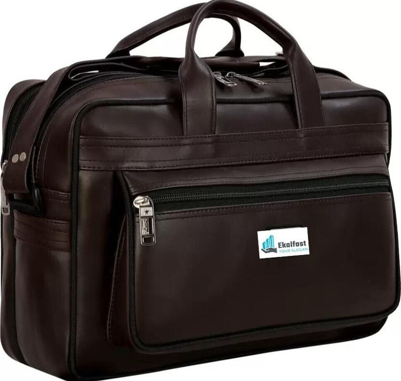 EKALFAST Men & Women office bags 1 Laptop Messenger Bag Waterproof Messenger Bag(Brown, 35 L)