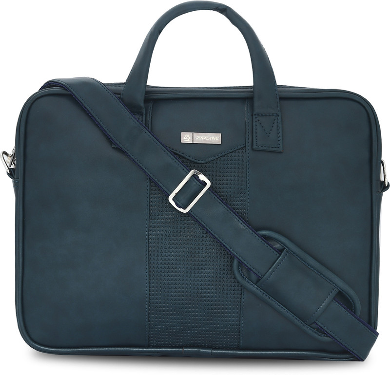 ZIPLINE 15.6 inch Laptop Office Bag Waterproof Messenger Bag(Light Blue, 8 L)