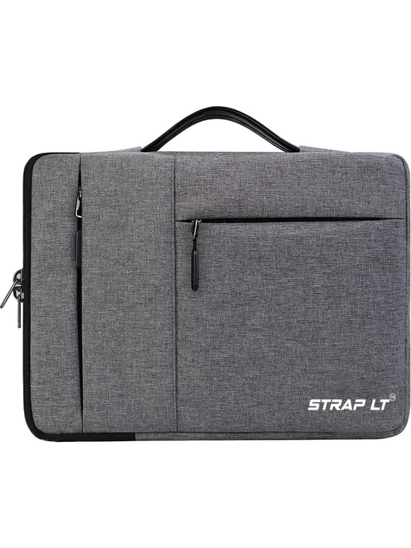 Straplt Laptop Bag Sleeve For 13-13.6 Inch Laptop Case Cover Pouch MacBook Pro, Waterproof Laptop Sleeve/Cover(Grey, 13 inch)