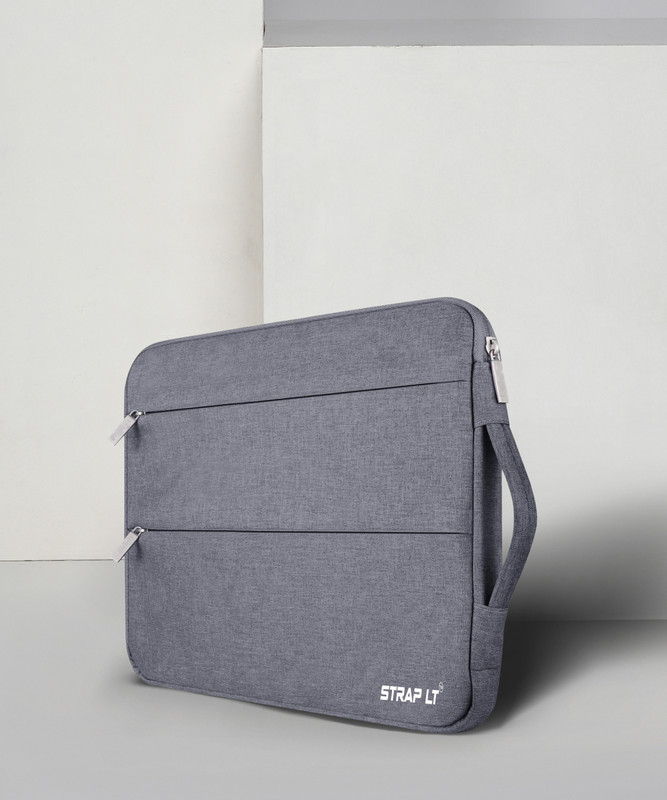 Straplt Laptop Sleeve Carrying Case 15.6-16 Inch Compatible with 16 Inch MacBook Pro,15 Inch Surface Book 3/Laptop 4,HP Pavilion,Asus Acer Samsung Chromebook,Computer Cover Bag with Handle,Grey Waterproof Laptop Sleeve/Cover(Grey, 16 inch)