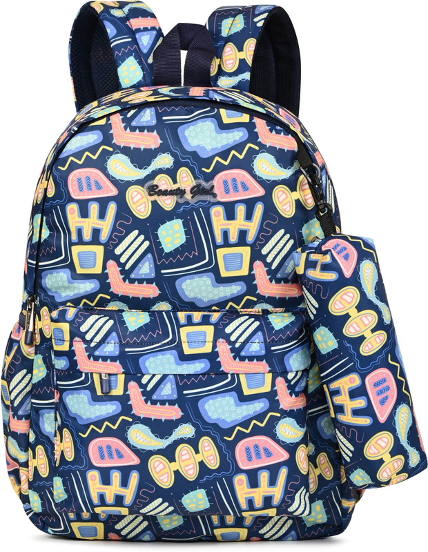 BEAUTY GIRLS BY HOTSHOT|LAPTOP BACKPACK|10 TO 12 INCH|COLLEGE BACKPACK|FOR GIRLS & WOMEN| 15 L Laptop Backpack(Multicolor)
