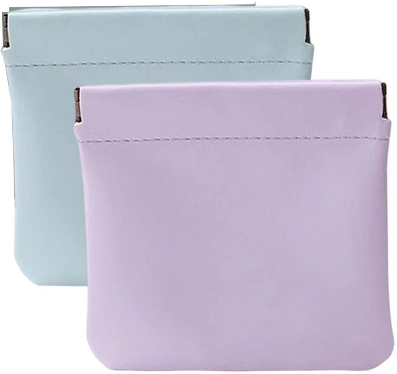 WROPZO 2Pcs Pocket Cosmetic Pouch, Pocket Cosmetic Bag Squeeze Waterproof Multipurpose Bag(Multicolor, 1 L)
