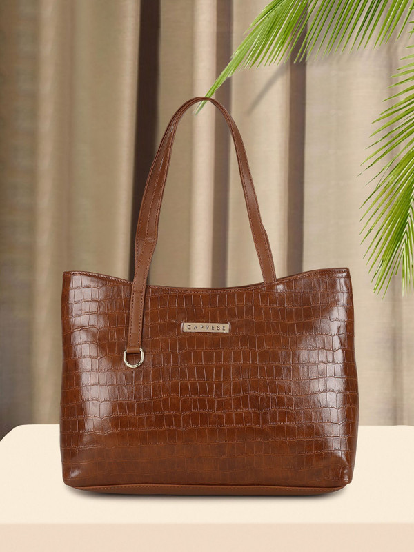 Caprese TETSSMDTAN Shoulder Bag(Tan, 11.410875 L)