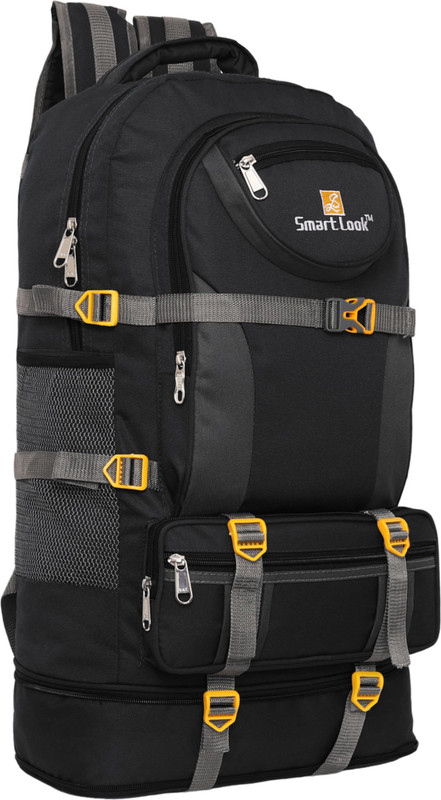 Smartlook New Trekking bag Rucksack bag (Rucksack) Waterproof Backpack (Black, 65 L) Waterproof Backpack(Black, 65 L)