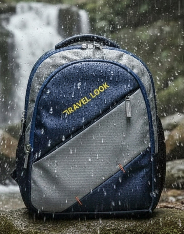Travel Look Storm 35L Laptop ,Travel, School, Tution Spacious & Stylish For Men & Women Waterproof Backpack(Blue, 35 L)