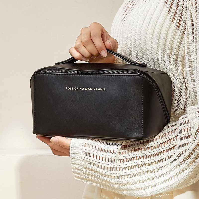 romj Women Black Cosmetic Bag(AY001) Cosmetic Bag
