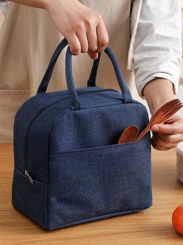 Himart Cotton Cooler Bag(Multi, Black, blue)