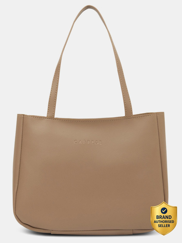 Caprese Elena Satchel Medium Mocha Mousse Bag for Women Messenger Bag(Brown, 6.74025 L)
