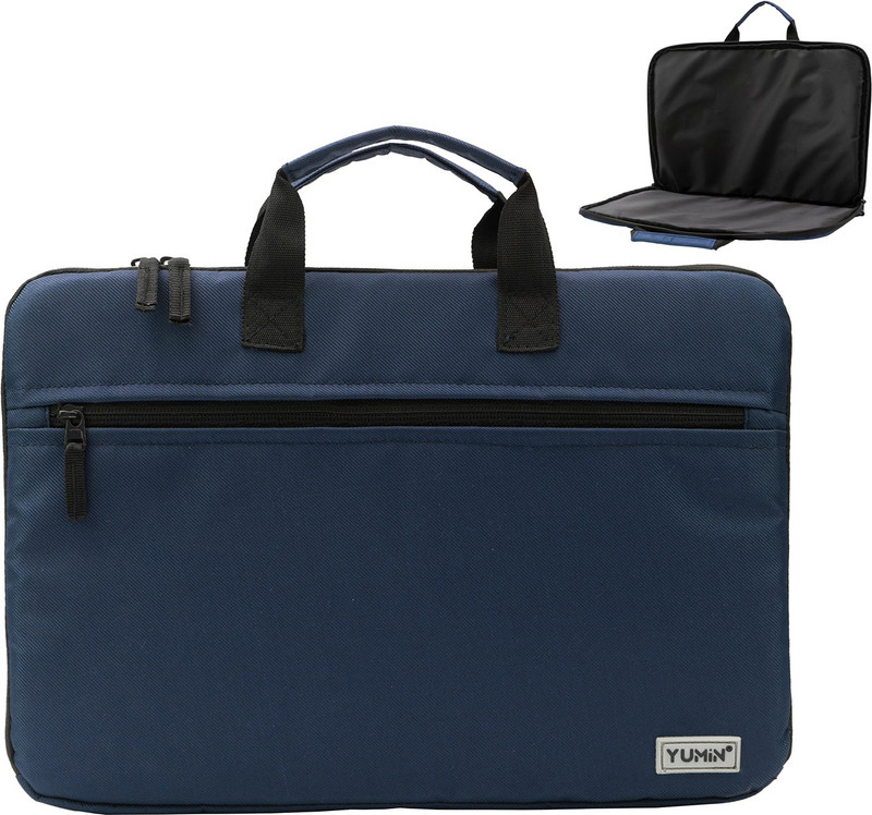 Yumin 15.6 Inch Laptop Sleeve / Cover Slip Case Bag With Handle Waterproof Laptop Sleeve/Cover(Blue, 15.7 inch)