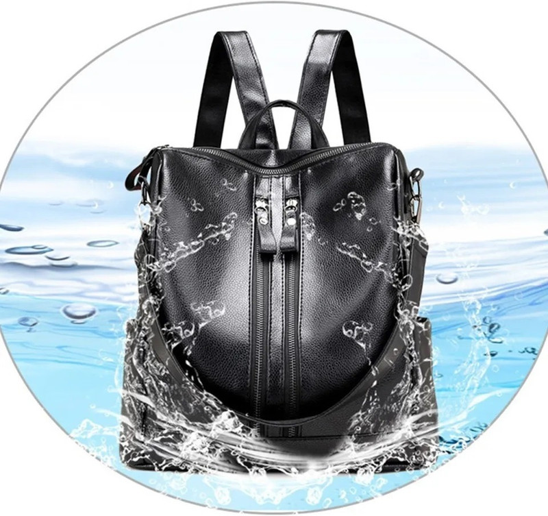 Shaheen Chic backpack for women, girls, for college, school, office, party, casual Waterproof Backpack(Black, 12 L)