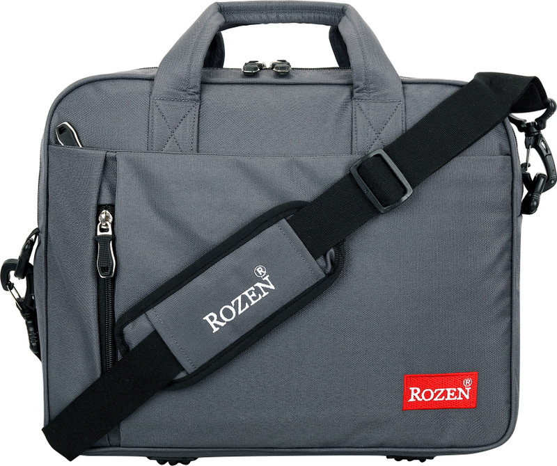 Rozen Men & Women Laptop Messenger Office Bag Waterproof Messenger Bag(Grey, 37 L)