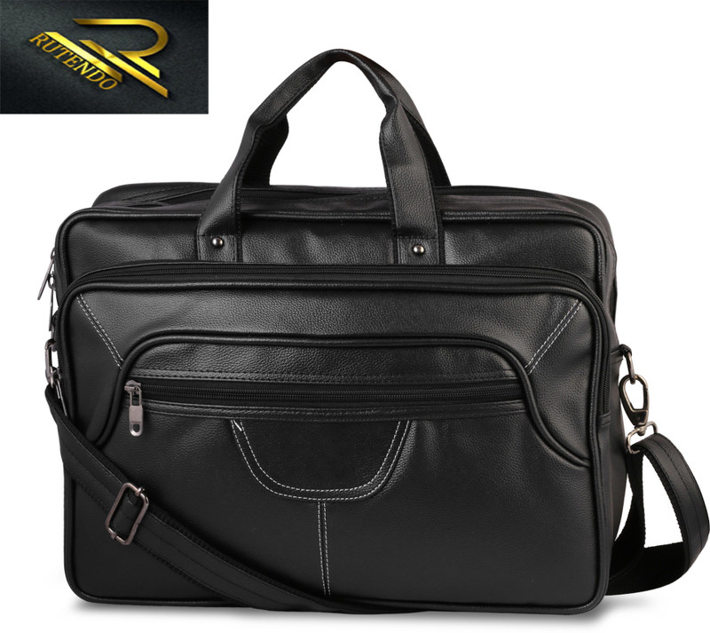 RUTENDO Black Laptop Messenger Bag 32 Ltr For Daily Uses Men & Women Waterproof Messenger Bag(Black, 32 L)