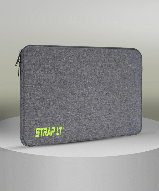 Straplt Laptop Bag Sleeve For 14.6-15 Inch Laptop Case Cover Pro,With Charger Pouch Case Waterproof Laptop Sleeve/Cover(Grey, 16 inch)