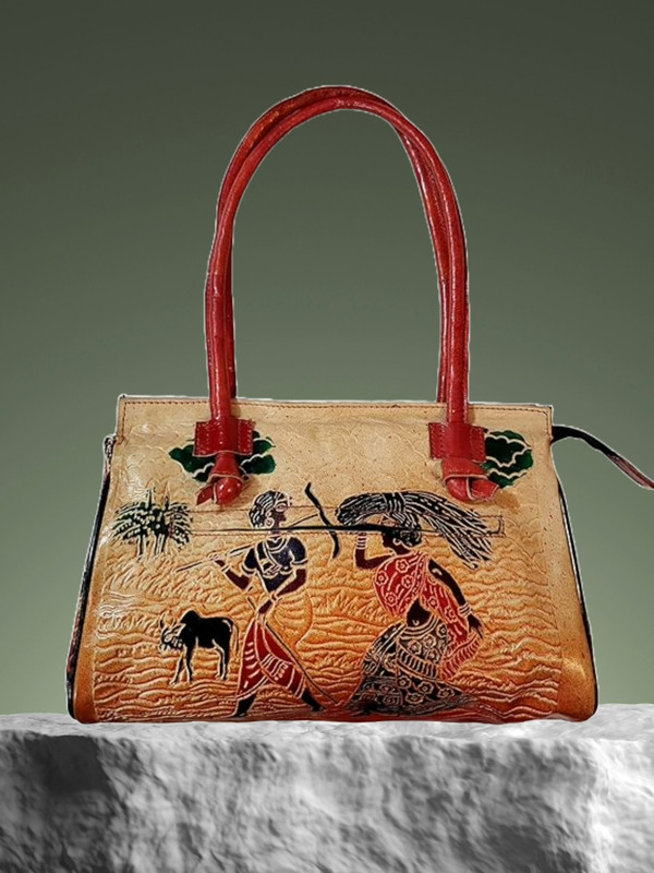Classique Shantiniketan Shoulder Bag Waterproof Messenger Bag(Brown, 0.2 L)