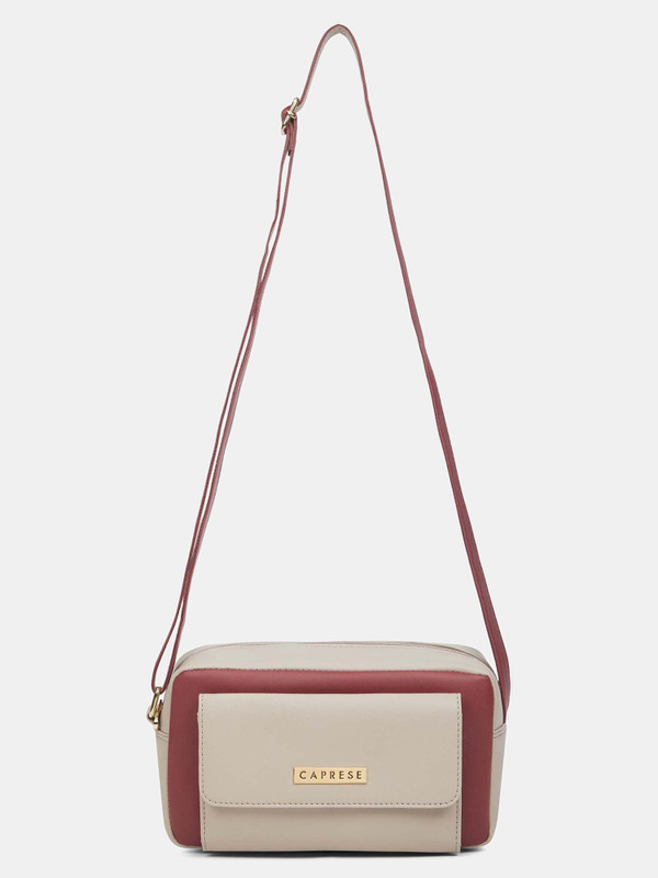 Caprese Regina Sling Medium Cherry Red Bag for Women Sling Bag(Red, 2.576 L)