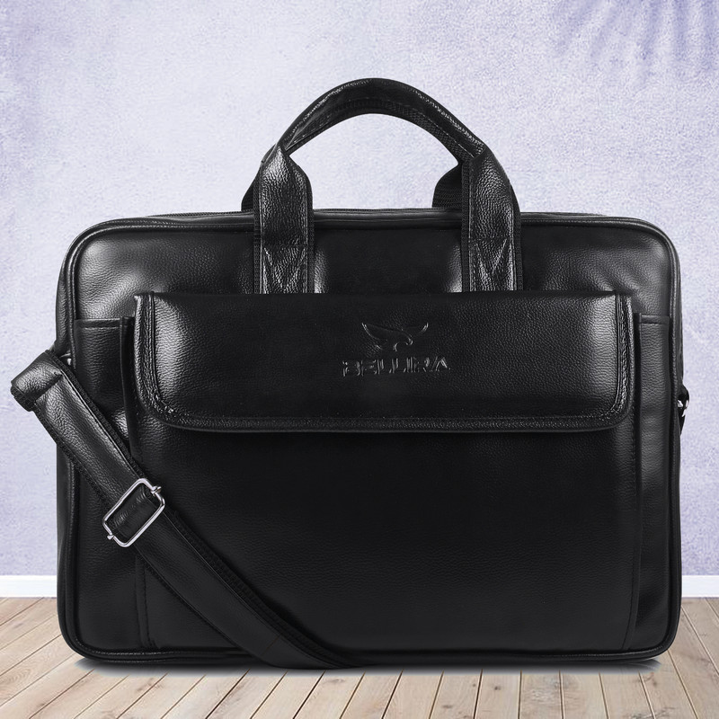 bellira Men & Women Black Messenger Bag - Extra Spacious Waterproof Messenger Bag(Black, 20 L)