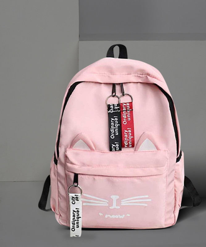 Mukund New & Stylish PU leather Casual Backpacks for Girls 10 L Backpack (Pink) Waterproof Backpack (Pink, 10 L) Waterproof Backpack(Pink, 10 L)