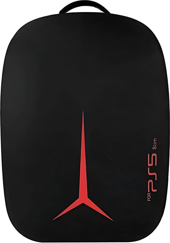 OIVO INDIA Hard Shell PS5 Slim Water-Resistant Backpack for Playstation 5 Slim Version Laptop Bag(Black)