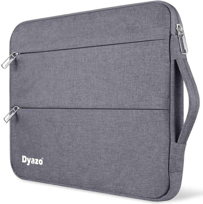 Dyazo Plus 15.6 Inch Water Resistant Sleeve Case Cover with Handle & Two Front Pocket Laptop Bag(Grey)