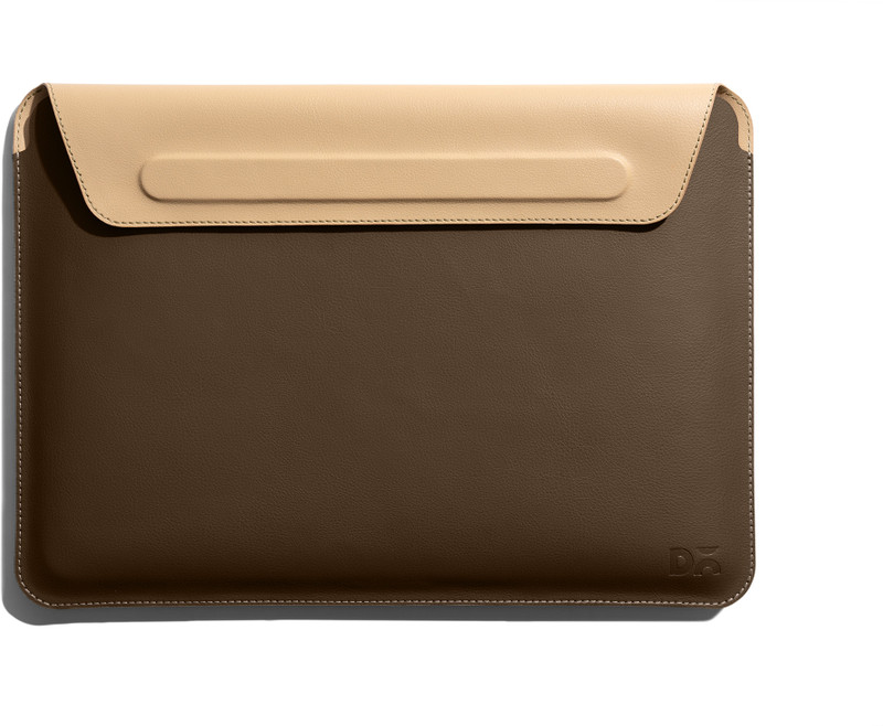 DailyObjects Walnut Brown SnapOn Envelope Sleeve For Macbook Air/Pro 33.02cm (13 inch) Laptop Sleeve/Cover(Brown, 12 L)