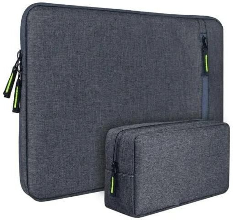 LIFINI Laptop Bag Sleeve For 15.6-16 Inch Laptop Case Cover Pro,With Charger Pouch Case Laptop Bag(Grey)