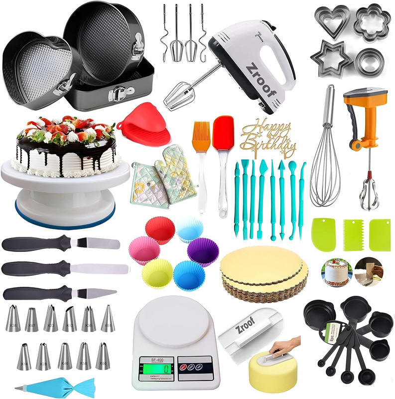 Vrukie 1 Baking Comb(Plastic, Fiber, Aluminium, Silicone, Stainless Steel Pack of 1)
