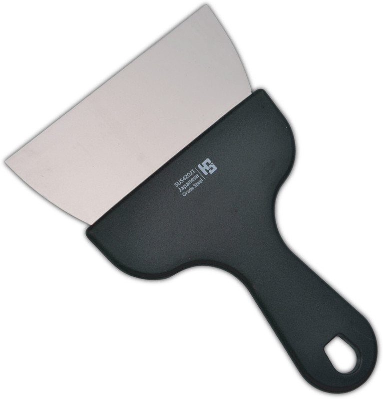 HS WORLD Professional Chocolate Scraper with Medium Handle Pastry Cutter