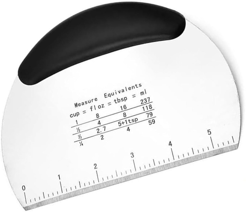 Olrada MH CH Duty Dough Scraper & Cutter Cookie Cutter