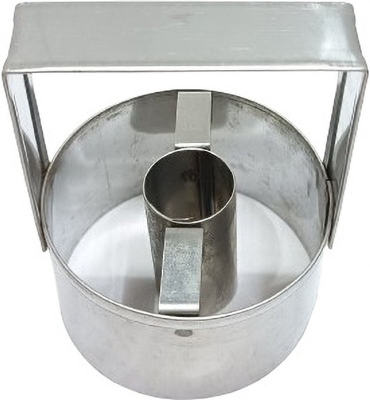UK Baker Stainless Steel 3 inch diameter Donate Cutter Cookie Cutter