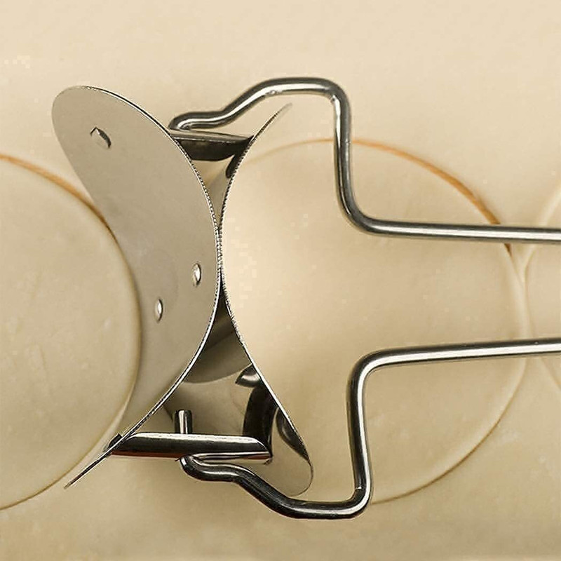 SAJAG Stainless Steel Puri Cutter Roller Machine Cookie Cutter
