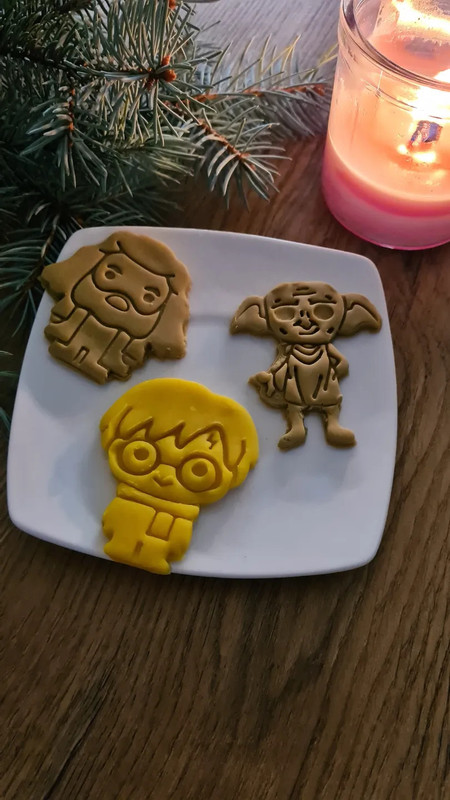 Bhootia Harry Potter cookie cutter (Set of 3) Harry Potter, Dobby the Elf, and Hagrid Cookie Cutter(Pack of 3)