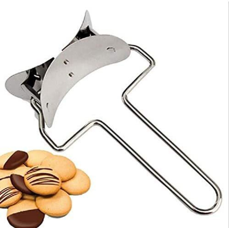 Connectwide 1Pc Stainless Steel Dough Press Dumpling Maker Mould Pie Ravioli Cooking Pastry Tools Circle Dumpling Wrapper Cutter Making Machine Skin Cutter Maker Cookie Cutter